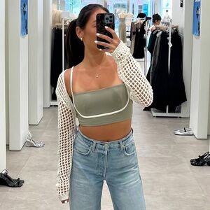 OAK & FORT // SAGE GREEN TANK TOP